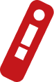 Red vertical tag icon with a hole at the top, suggesting a label or tag designation (UI labeling element).