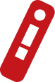 Red vertical tag icon with a hole at the top, suggesting a label or tag designation (UI labeling element).