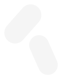 Two white capsule pills arranged diagonally on a black background, suggesting medication icon